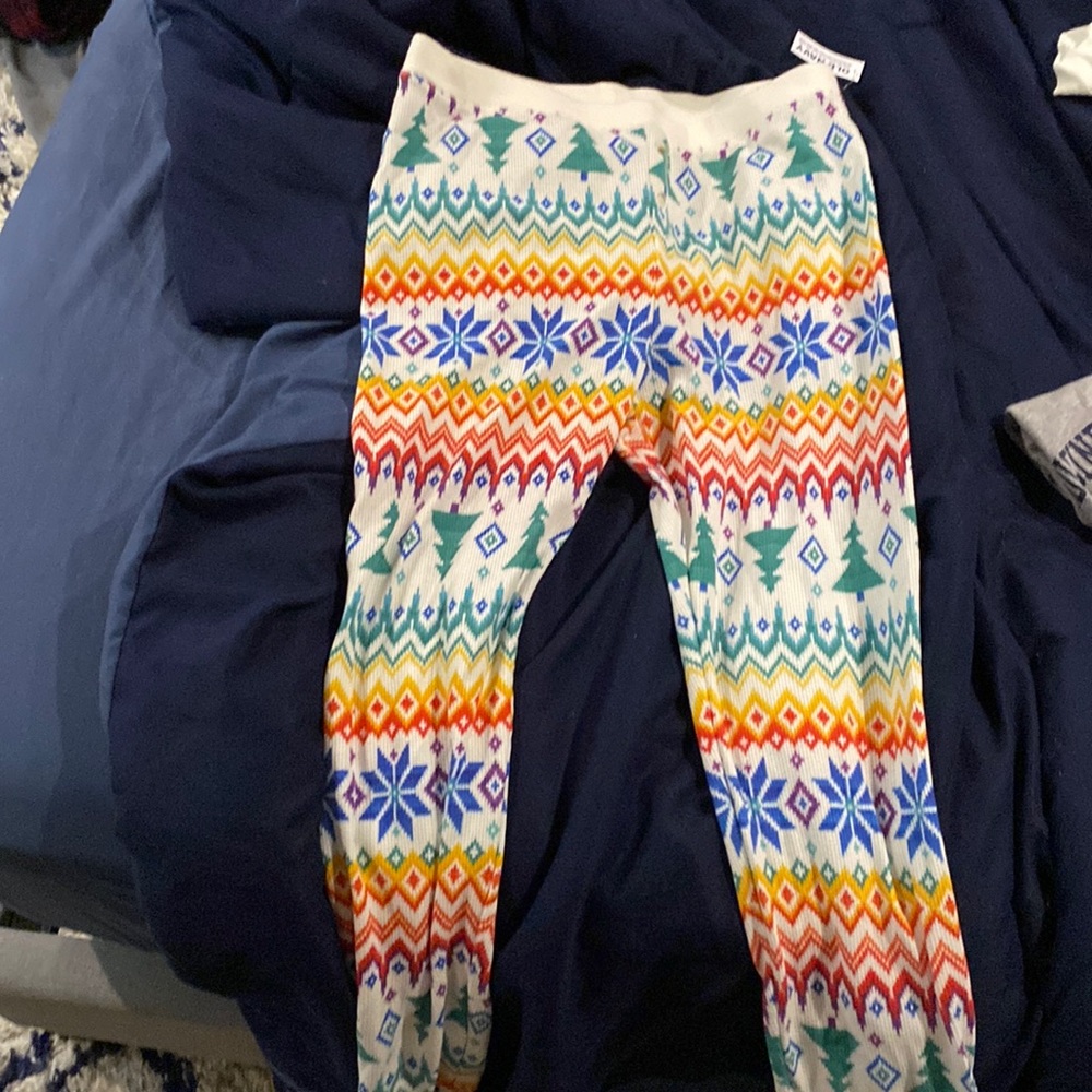 Rainbow Christmas Pajama Set